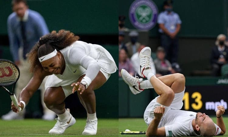 ಜಾರಿ ಬಿದ್ದು ಪಂದ್ಯಾವಳಿಯಿಂದ ಹೊರನಡೆದ ಸೆರೆನಾ ವಿಲಿಯಮ್ಸ್‌ , ಅಡ್ರಿಯನ್‌ ಮುನ್ನಾರಿನೊ