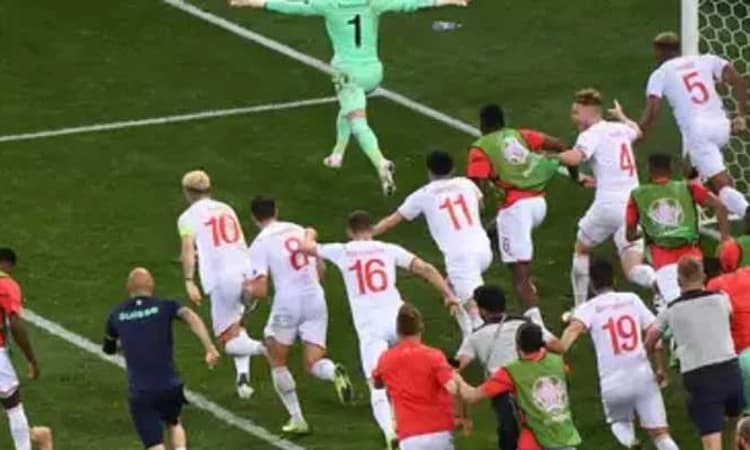 ಯೂರೋ ಕಪ್‌ ಫುಟ್‌ಬಾಲ್‌; ವಿಶ್ವ ಚಾಂಪಿಯನ್ನರಿಗೆ ಸೋಲುಣಿಸಿದ ಸ್ವಿಟ್ಸರ್ಲೆಂಡ್