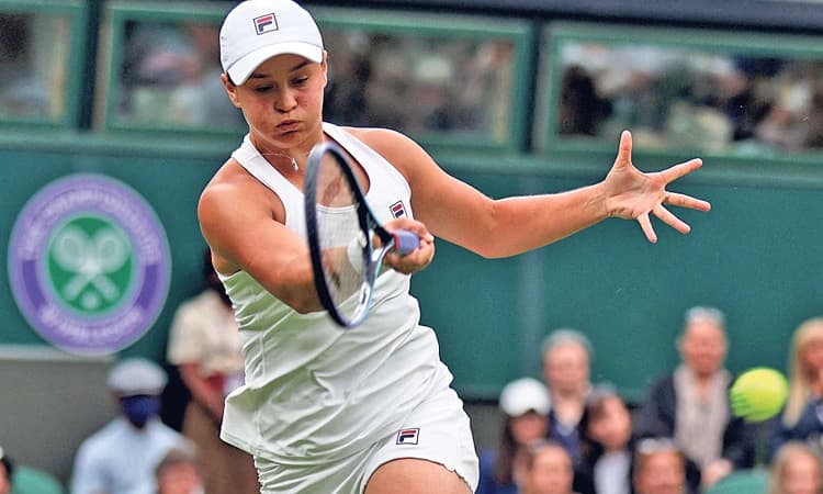 ವಿಂಬಲ್ಡನ್‌ ಟೆನಿಸ್‌ ಕೂಟ : ಆ್ಯಶ್ಲಿ ಬಾರ್ಟಿ ಗೆಲುವಿನ ಓಟ