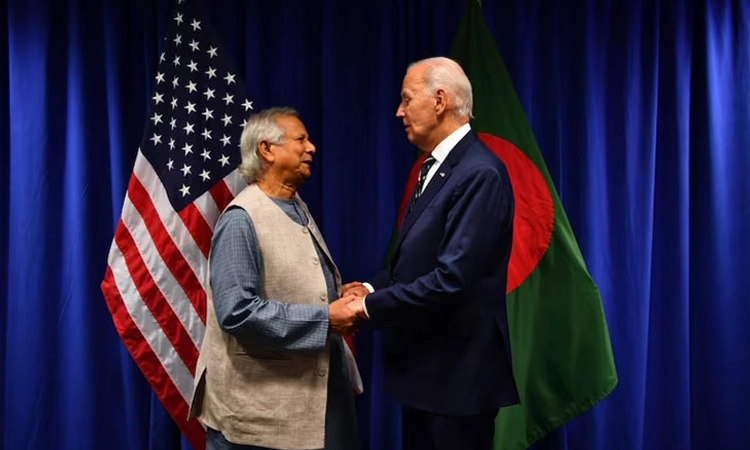 US’s full support ಬಾಂಗ್ಲಾಕ್ಕಿದೆ; ಬೈಡೆನ್ ಭೇಟಿಯಾದ ಮೊಹಮ್ಮದ್ ಯೂನಸ್