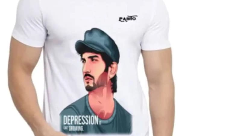 ಟಿ-ಶರ್ಟ್‌ ಮೇಲೆ ಸುಶಾಂತ್‌ ಸಿಂಗ್‌ ರಜಪೂತ್‌ ಫೋಟೋ: ಆಕ್ರೋಶ