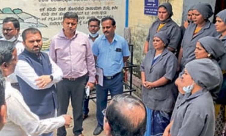 ಸ್ಥಗಿತವಾದ ಆಹಾರ ತಯಾರಿಕಾ ಘಟಕ ಪರಿಶೀಲನೆ