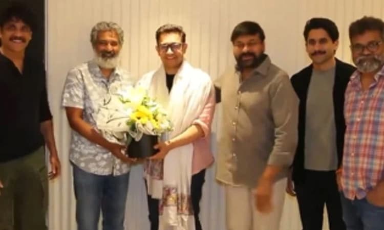 ರಾಜಮೌಳಿ, ಚಿರಂಜೀವಿಗೆ ‘ಲಾಲ್ ಸಿಂಗ್ ಚಡ್ಡಾ’ ಸ್ಪೆಷಲ್ ಶೋ