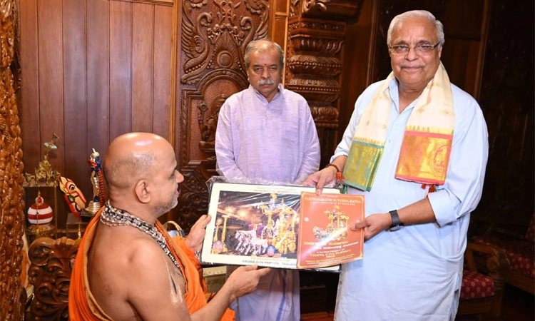 Udupi: ಆರೆಸ್ಸೆಸ್‌ ಹಿರಿಯ ಪ್ರಚಾರಕ್‌ ಭಯ್ಯಾಜಿ ಜೋಷಿ ಶ್ರೀಕೃಷ್ಣಮಠಕ್ಕೆ ಭೇಟಿ