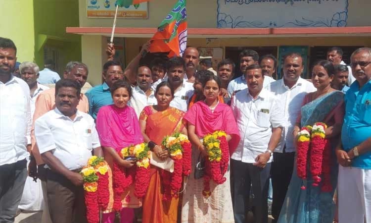 ನೆಲಮಂಗಲ : ಸೊಂಡೆಕೊಪ್ಪ ಗ್ರಾಮ ಪಂಚಾಯತ್ ಗೆ  ನೂತನ ಅಧ್ಯಕ್ಷರ ಅವಿರೋಧ ಆಯ್ಕೆ