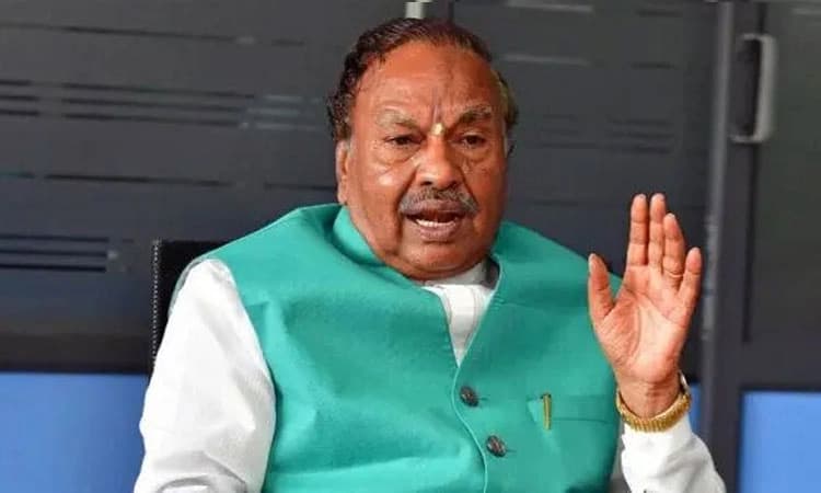 ನಾನು ರಾಷ್ಟ್ರ ಭಕ್ತ, ಡಿಕೆಶಿ ರಾಜಿನಾಮೆ ಕೊಡಲಿ: ಸಚಿವ ಈಶ್ವರಪ್ಪ