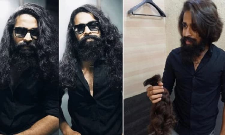 ಸ್ಫೂರ್ತಿ! ಕ್ಯಾನ್ಸರ್ ರೋಗಿಗಳಿಗೆ ಕೂದಲನ್ನು ದಾನ ಮಾಡಿದ ಪ್ರಾಣಿ ಪ್ರೇಮಿ ಯುವಕ