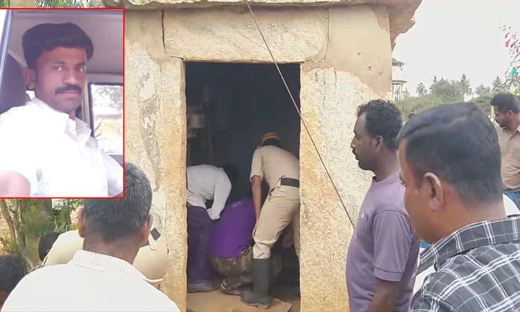 ಬಾವಿಗೆ ಬಿದ್ದ ಮೊಬೈಲ್ ತೆಗೆಯಲು ಹೋಗಿ ಸಿಲುಕಿಕೊಂಡ ಯುವಕ : ಮೇಲೆತ್ತಲು ರಕ್ಷಣಾ ತಂಡ ಹರಸಾಹಸ