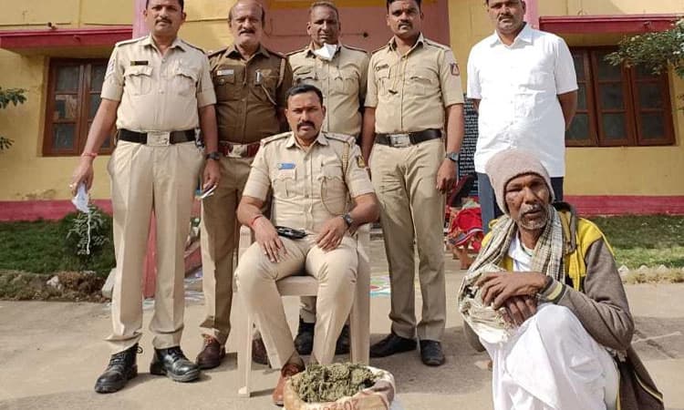 2.24 ಕೆ.ಜಿ ಗಾಂಜಾ-ವ್ಯಕ್ತಿ ವಶಕ್ಕೆ