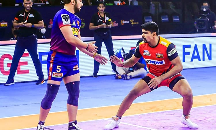 ಪ್ರೊ ಕಬಡ್ಡಿ: ದಬಾಂಗ್‌ ದಿಲ್ಲಿಯನ್ನು ತಿವಿದು ಕೆಡವಿದ ಬೆಂಗಳೂರು ಬುಲ್ಸ್‌