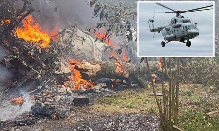 ಕಾಪ್ಟರ್‌ ದುರಂತಕ್ಕೆ ದಟ್ಟ ಮೋಡ ಕಾರಣ !