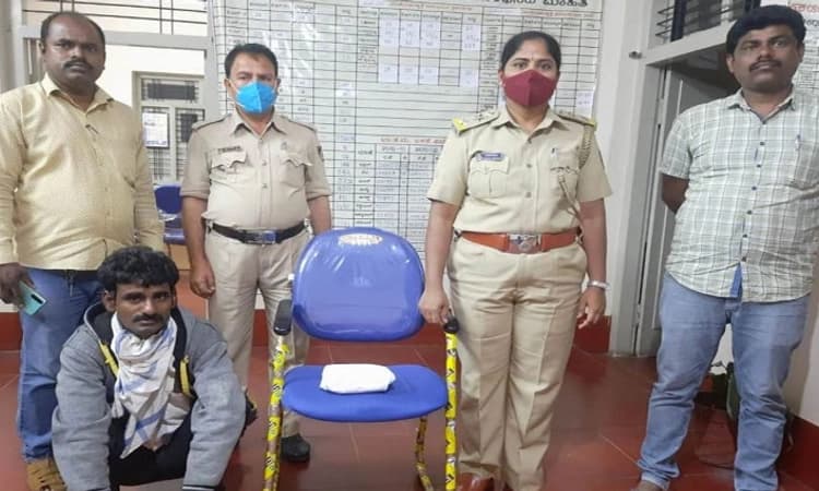 ಅಕ್ರಮ ಗಾಂಜಾ ಸಾಗಾಟ, ಆರೋಪಿ ಬಂಧನ: 260ಗ್ರಾಂ ಗಾಂಜಾ ವಶ