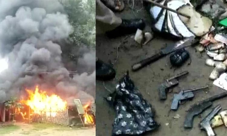 ಅಸ್ಸಾಂನಲ್ಲಿ ಪೊಲೀಸ್ ಠಾಣೆಗೆ ಬೆಂಕಿ: ದುಷ್ಕರ್ಮಿಗಳ 5 ಮನೆಗಳು ನೆಲಸಮ