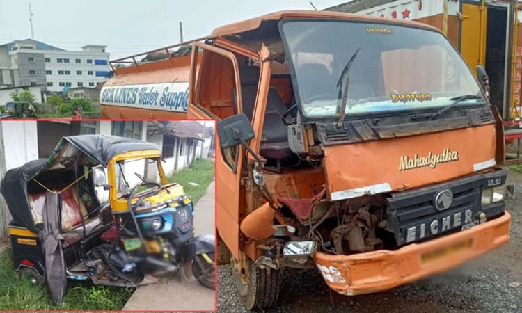 ಮಲ್ಪೆ: ಆಟೋರಿಕ್ಷಾ- ಟ್ಯಾಂಕರ್‌ ಢಿಕ್ಕಿ: ವಿದೇಶಿ ದಂಪತಿ ಸಹಿತ ಮೂವರಿಗೆ ಗಂಭೀರ ಗಾಯ