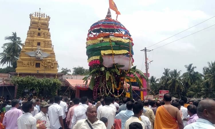 ಸೊರಬದಲ್ಲಿ ಸಂಭ್ರಮದಿಂದ ಜರುಗಿದ ಶ್ರೀ ರಂಗನಾಥ ಸ್ವಾಮಿ ಬ್ರಹ್ಮ ರಥೋತ್ಸವ