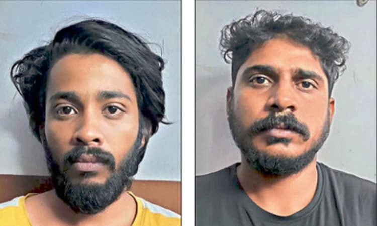 ಕೇರಳದಿಂದ ಮಾದಕ ವಸ್ತು ತರುತ್ತಿದ್ದ ಇಬ್ಬರು ಆರೋಪಿಗಳ ಸೆರೆ: 20 ಲಕ್ಷ ಮೌಲ್ಯದ ಡ್ರಗ್ಸ್‌ ವಶ