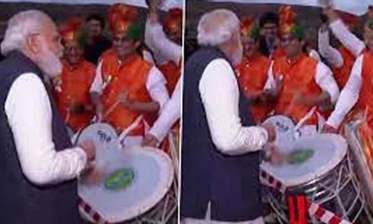 Watch: ಸ್ಕಾಟ್ಲೆಂಡ್ ನ ಗ್ಲಾಸ್ಗೋದಲ್ಲಿ ಡ್ರಮ್ಸ್ ಬಾರಿಸಿದ ಪ್ರಧಾನಿ ಮೋದಿ ವಿಡಿಯೋ ವೈರಲ್