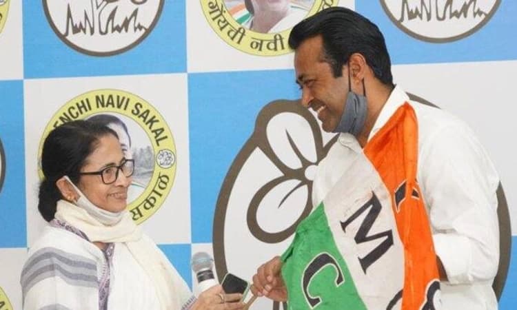 ಗೋವಾ : ಮಮತಾ ಬ್ಯಾನರ್ಜಿ ಸಮ್ಮುಖದಲ್ಲಿ ಟಿಎಂಸಿ ಸೇರ್ಪಡೆಯಾದ ಲಿಯಾಂಡರ್ ಪೇಸ್