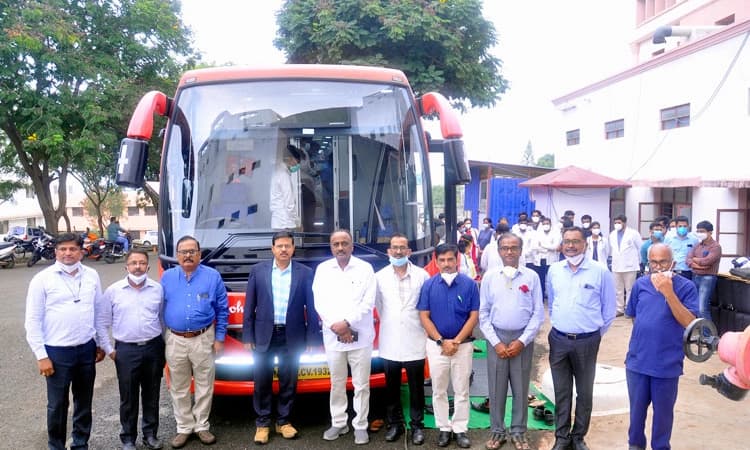 ಸಂಚಾರಿ ವಾಹನದಲ್ಲಿ ಶಸ್ತ್ರ ಚಿಕಿತ್ಸೆ ತರಬೇತಿ!