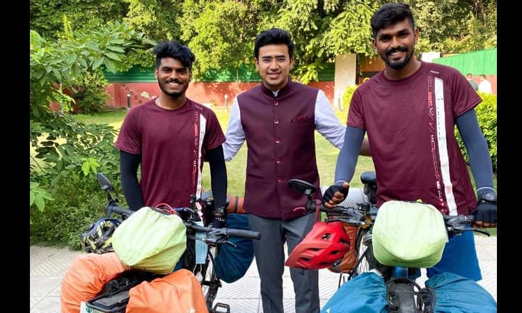 ತಾಪಮಾನ ಜಾಗೃತಿಗೆ ಸೈಕ್ಲಿಂಗ್