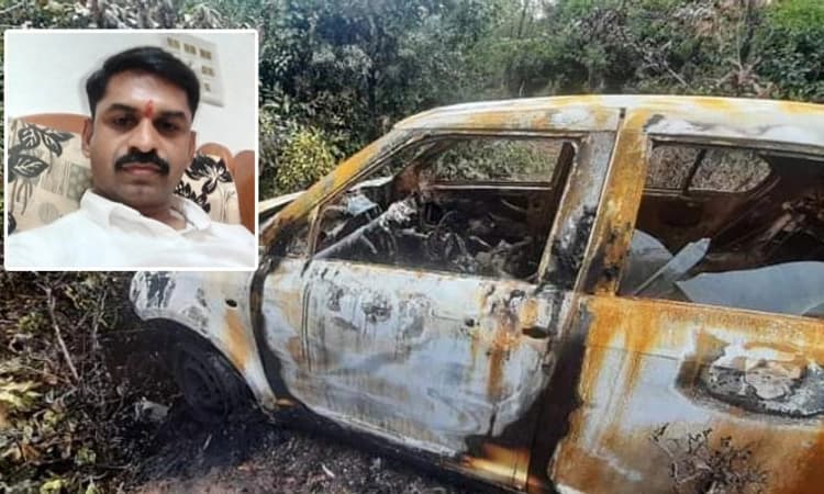 ಕಾಡಿನಲ್ಲಿ ಸುಟ್ಟ ಕಾರು ಪತ್ತೆ ಪ್ರಕರಣಕ್ಕೆ ಬಿಗ್ ಟ್ವಿಸ್ಟ್: ಪತ್ನಿ,ಮಕ್ಕಳು ಸೇರಿ ಐವರ ಬಂಧನ