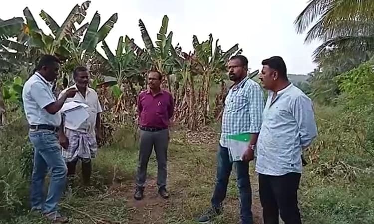 ಒತ್ತುವರಿ ಜಮೀನು ತೆರುವಿಗೆ ಹೋದ ತಹಶೀಲ್ದಾರ್ ವಿರುದ್ದವೇ ತಿರುಗಿಬಿದ್ದ ರೈತ…