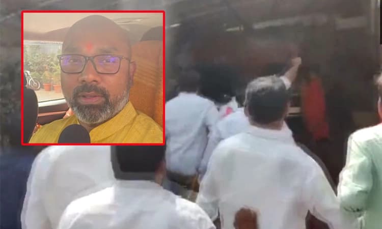 ಬಿಜೆಪಿ ಸಂಸದ ಅರವಿಂದ್ ಮನೆ ಮೇಲೆ ಟಿಆರ್‌ಎಸ್ ಕಾರ್ಯಕರ್ತರ ದಾಳಿ; ದಾಂಧಲೆ