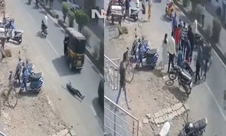 ವಿಡಿಯೋ: ಚಾಲಕನ ಅಶ್ಲೀಲ ಪ್ರಶ್ನೆಗೆ ಹೆದರಿ ಚಲಿಸುತ್ತಿದ್ದ ರಿಕ್ಷಾದಿಂದ ಜಿಗಿದ ಬಾಲಕಿ ಗಂಭೀರ