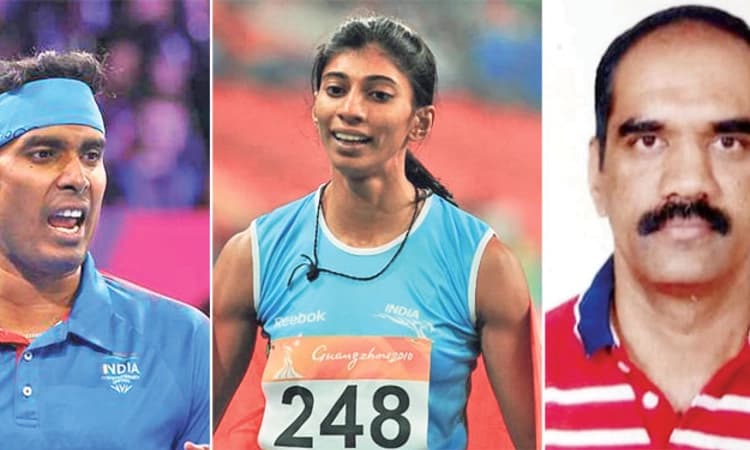 ಅಚಂತ ಕಮಲ್‌ಗೆ ಖೇಲ್‌ರತ್ನ ಅಶ್ವಿ‌ನಿ ಅಕ್ಕುಂಜೆಗೆ ಧ್ಯಾನ್‌ಚಂದ್‌