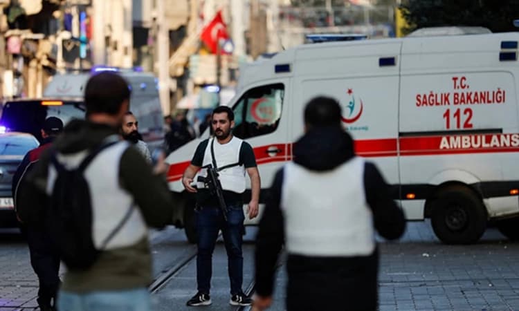 ಇಸ್ತಾಂಬುಲ್ ಸ್ಫೋಟ ಪ್ರಕರಣ: ಸಾವಿನ ಸಂಖ್ಯೆ 6ಕ್ಕೆ ಏರಿಕೆ, 81 ಮಂದಿಗೆ ಗಾಯ, ಓರ್ವನ ಬಂಧನ