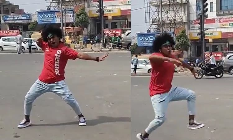 ಝೊಮಾಟೊ ಡೆಲಿವರಿ ಬಾಯ್ ಡ್ಯಾನ್ಸ್ ಗೆ ಜನರು ಫಿದಾ !; ವೈರಲ್ ವಿಡಿಯೋ
