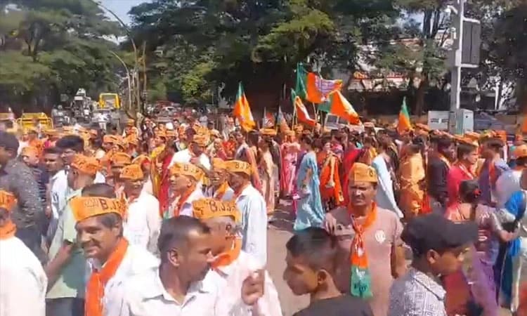 ಸತೀಶ್ ಜಾರಕಿಹೊಳಿ ಪ್ರತಿಕೃತಿ ದಹಿಸಿ ಬಿಜೆಪಿ ಆಕ್ರೋಶ