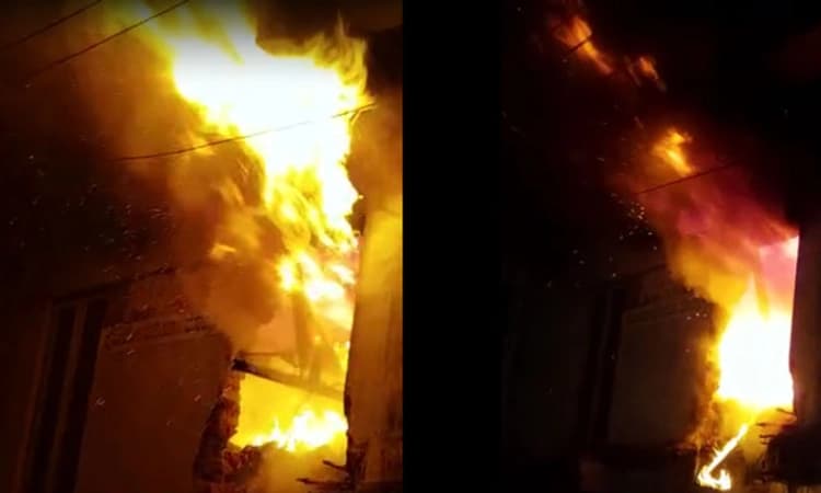 ಮಾನ್ವಿಯ ಅಗರಬತ್ತಿ ಅಂಗಡಿಯಲ್ಲಿ ಅಗ್ನಿ ಅವಘಡ: ಅಪಾರ ನಷ್ಟ