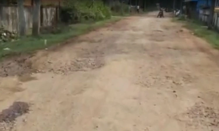 ಅಂಬೇವಾಡಿ-ಮೌಳಂಗಿ ರಸ್ತೆ ದುರಸ್ತಿಗೆ ಆಗ್ರಹ