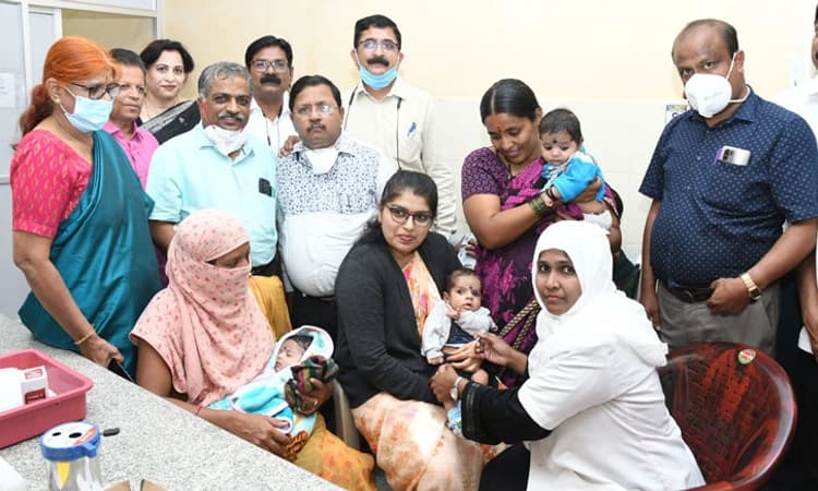 ಜಿಲ್ಲೆಯಲ್ಲಿ ಪ್ರಥಮ ಬಾರಿಗೆ ಪಿಸಿವಿ ಲಸಿಕೆ ವಿತರಣೆ