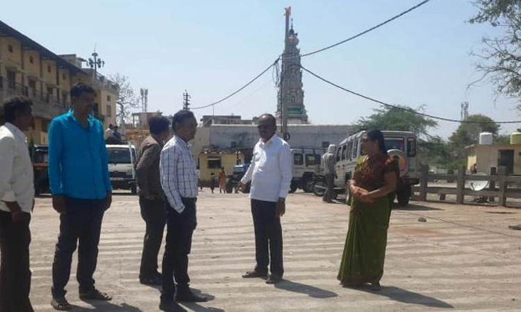 ಹನುಮಾನ್‌ ಜಾತ್ರೆ; ಸ್ವಚ್ಛತೆ ಪರಿಶೀಲನೆ