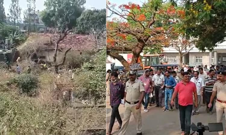 ಮಠದ ಮನೆ – ಬಡಾಮಕಾನ್ ನಡುವಿನ ಆಸ್ತಿ ವಿವಾದ : ವಿರೋಧದ ನಡುವೆಯೇ ಸರ್ವೇ ಕಾರ್ಯ ಆರಂಭ