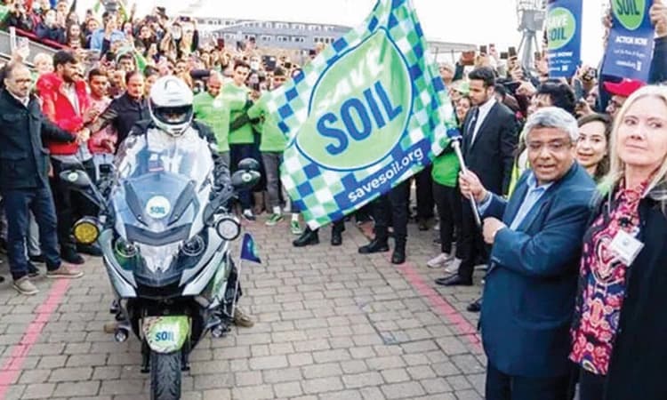 ಸದ್ಗುರು ಮಣ್ಣು ರಕ್ಷಿಸೋಣ ಆಂದೋಲನಕ್ಕೆ ಚಾಲನೆ