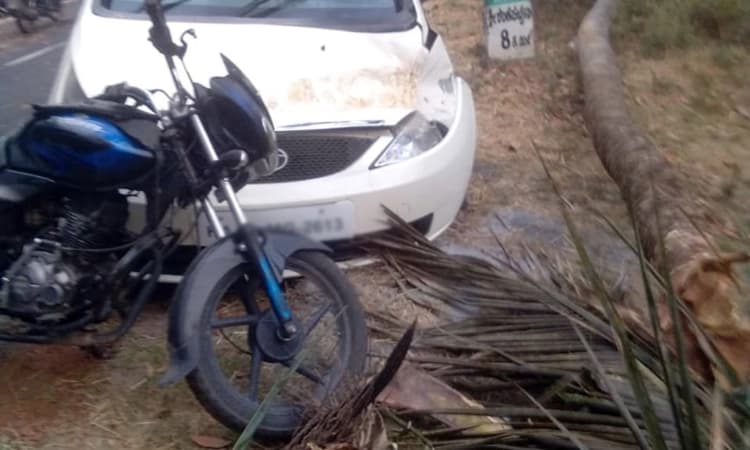 ಸ್ಕೂಟರ್ ಮೇಲೆ ತೆಂಗಿನ ಮರ ಬಿದ್ದು 9 ವರ್ಷ ಬಾಲಕಿ ಸಾವು, ಇಬ್ಬರು ಗಂಭೀರ