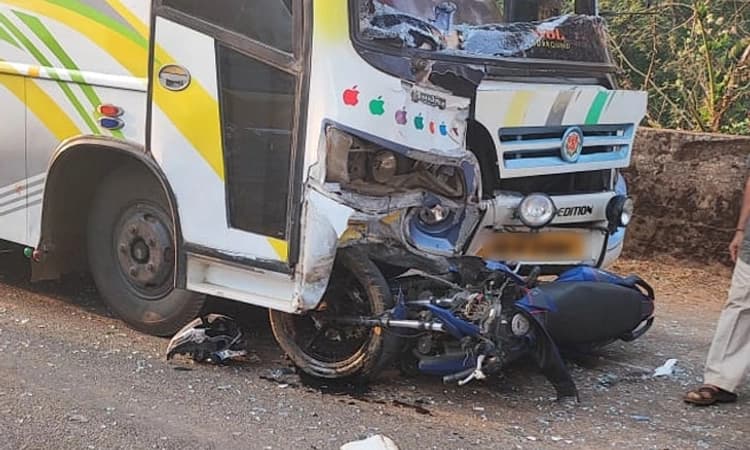 ಸಾಗರ: ಬಸ್‌ಗೆ ಢಿಕ್ಕಿಯಾಗಿ ಬೈಕ್ ನಲ್ಲಿದ್ದ ಯುವಕ ದುರ್ಮರಣ