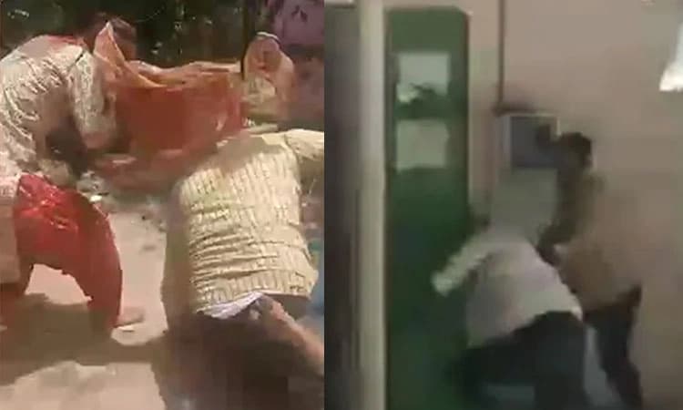 ವಿದ್ಯಾರ್ಥಿನಿಗೆ ಹೊಡೆದ ಆರೋಪ: ಶಿಕ್ಷಕನನ್ನೇ ಅಟ್ಟಾಡಿಸಿ ಥಳಿಸಿದ ಪೋಷಕರು