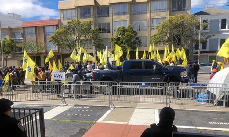 ಅಮೆರಿಕದಲ್ಲೂ ಖಲಿಸ್ತಾನಿ ಪರ ಧ್ವನಿ ; ಭಾರತೀಯ ಹೈಕಮಿಷನ್ ಗೆ ಬಿಗಿ ಭದ್ರತೆ