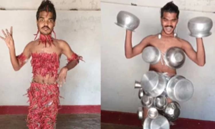 Bizarre; ಇದು…ಊರ್ಫಿ ಜಾವೇದ್ ಅಲ್ಲ…ಈ ವ್ಯಕ್ತಿಯ ಚಮತ್ಕಾರಿ ವೇಷಭೂಷಣ ವಿಡಿಯೋ ವೈರಲ್!