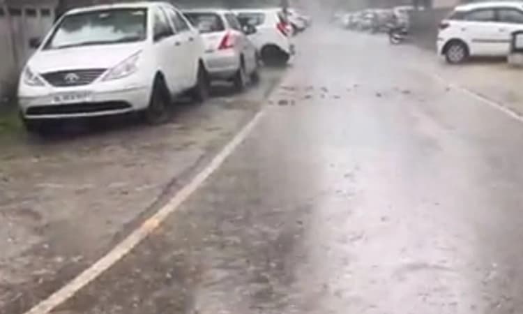 ದೆಹಲಿ-ಎನ್‌ಸಿಆರ್‌ನ ಕೆಲವು ಭಾಗಗಳಲ್ಲಿ ಭಾರಿ ಮಳೆ; ತಂಪಾದ ಗಾಳಿ