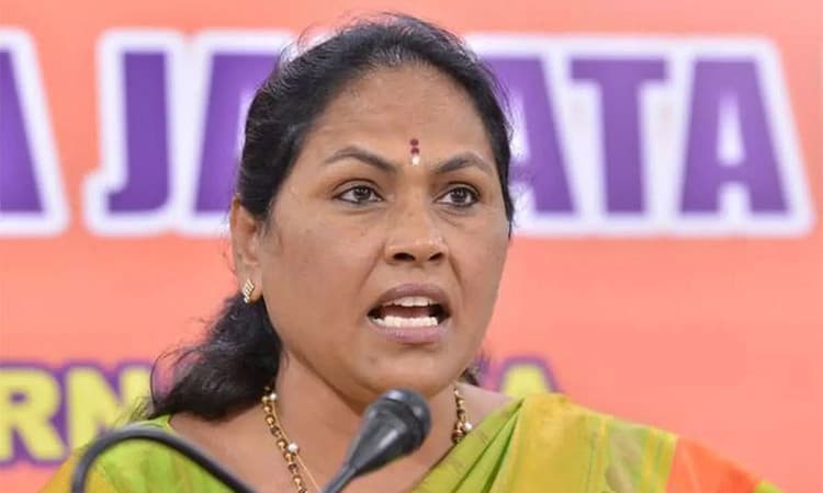 ಕಾಂಗ್ರೆಸ್‌-ಎಸ್‌ಡಿಪಿಐ ಸಂಬಂಧ ತನಿಖೆಗೆ ಆಗ್ರಹ: ಸಚಿವೆ ಶೋಭಾ ಕರಂದ್ಲಾಜೆ