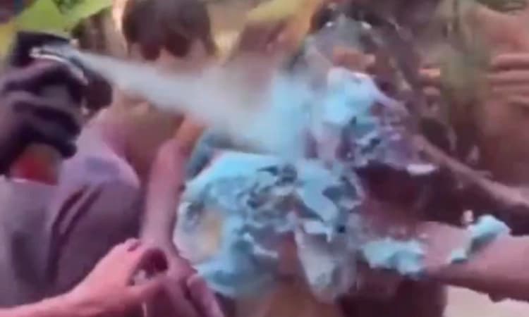 ದೆಹಲಿಯಲ್ಲಿ ಹೋಳಿ ಆಚರಣೆ ವೇಳೆ ಜಪಾನ್ ಯುವತಿಗೆ ಕಿರುಕುಳ; ವಿಡಿಯೋ ವೈರಲ್