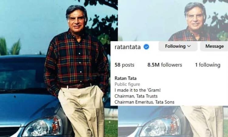 8.5 ಮಿಲಿಯನ್ ಫಾಲೋವರ್ಸ್ ಇರುವ ರತನ್ ಟಾಟಾ ಫಾಲೋ ಮಾಡೋ ಏಕೈಕ Instagram ಖಾತೆ ಯಾವುದು?