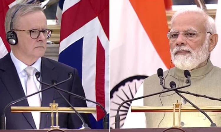 ಆಸೀಸ್ ಪ್ರಧಾನಿ ಬಳಿ ದೇವಾಲಯಗಳ ಮೇಲಿನ ದಾಳಿಯ ವಿಷಯ ಪ್ರಸ್ತಾಪಿಸಿದ ನರೇಂದ್ರ ಮೋದಿ