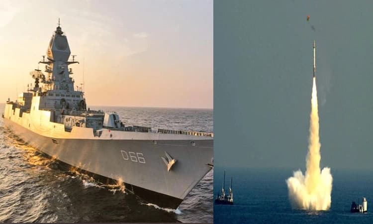 ಯುದ್ಧನೌಕೆಯಿಂದ ಉಡಾಯಿಸಬಲ್ಲ ಮಧ್ಯಮ ಶ್ರೇಣಿಯ ಮಿಸೈಲ್‌ ಟೆಸ್ಟ್‌ ಯಶಸ್ವಿ