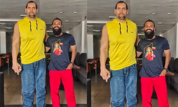 ಚಂದನವನಕ್ಕೆ WWE ಖ್ಯಾತಿಯ ದಿ ಗ್ರೇಟ್ ಖಲಿ ಎಂಟ್ರಿ – ‘ಕೆಂಡದ ಸೆರಗು’ಚಿತ್ರದಲ್ಲಿ ನಟನೆ